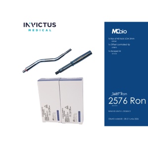 MCbio Surgery – Kit 40 Pini LCM 3mm cu Offset Controlled Tip și Scraper M