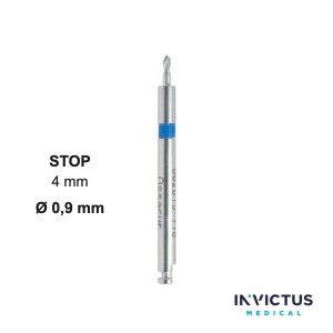 Microfreză pentru Corticotomie și Perforații Corticale Ø 0.90 mm cu Stop 4 mm - K-10-852-04NK