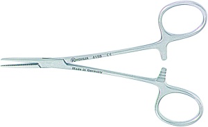 Pensa hemostatica dreapta / curbata , HALSTEAD-MOSQUITO - dimensiuni multiple - KOHLER - Img 3