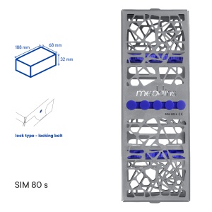Tavă Sterilizare Instrumente Meddins SIM-80 s – TYPE 1 (5 instrumente) - Img 2
