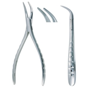 2163 - Cleste pentru radacini, angulat - Model American - KOHLER Dental - Img 2