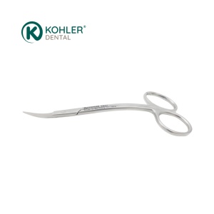 6947 – Foarfece dublu angulată pentru țesut și mucoasă LA-GRANGE, 11,5 cm – Kohler Dental