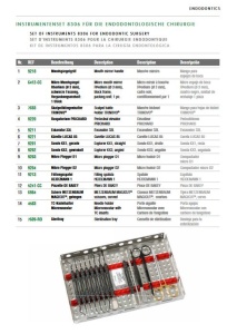 8305 - Set Instrumente pentru Endodontia Conventionala - KOHLER Dental - Img 3