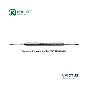 Decolator Periostal Kohler 7743 TRINOVO® – Instrument Chirurgie Orală și Implantologie din Oțel German