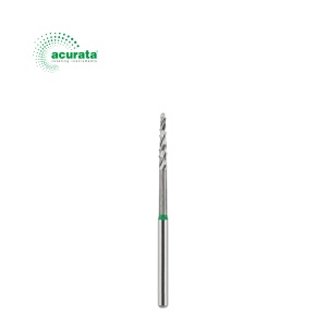 Freză chirurgicală Lindemann Acurata din carbură, conică, pentru turbină FGXL, Ø 1,4 mm
