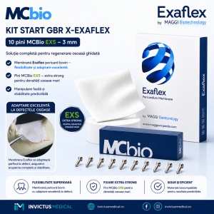 KIT START GBR x ExaFlex + 10 pini MCbio-3mm