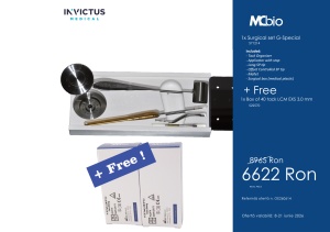 Pachet Special MCbio – Surgical Set G-Special + 40 Pini Tack LCM EXS 3.0 mm GRATUIT