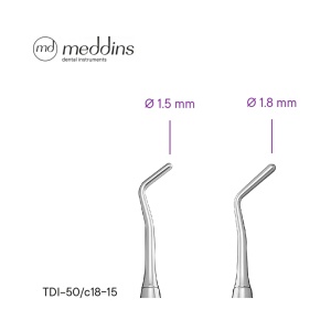 Plugger Dentar Dublu-Cap Cilindric TIP 5 Nume produs: TDI-50/c18-15 – Plugger Dentar Dublu-Cap Cilindric TIP 5 - Img 2