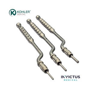 Set osteotoame concave angulate cu șurub de stop TRINOVO (2.0 / 2.5 / 3.25 mm) – KOHLER Dental - Img 3
