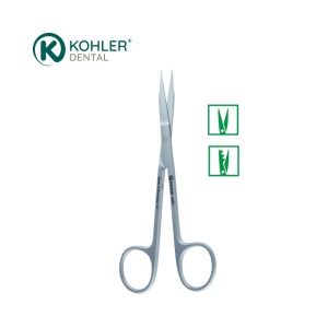 4961 - Foarfeca pentru tesut si mucoasa GOLDMAN-FOX - 12,5 cm - KOHLER Dental - Img 2