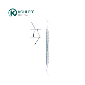 7642 – Pilă Parodontală HIRSCHFELD 3/7 – KOHLER Dental TRINOVO – Decontaminare Radiculară Subgingivală - Img 3