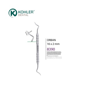 8390 - Instrument pentru tehnica tunelizarii ORBAN - 16 mm x 2 mm, Trinovo - KOHLER Dental - Img 2