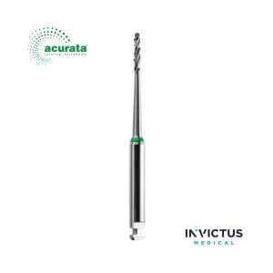 Freză chirurgicală de os Acurata | 4 tăișuri | Contraunghi | Ø 1.2 mm