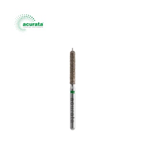 Freză diamantată cu vârf de ghidare, diametru 1,6 mm, granulație verde - Acurata - Img 1