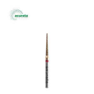 Freză diamantată pentru prepararea cavităților, diametru 1,2 mm - ACURATA - Img 1