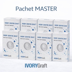 Pachet MASTER 8 × Ivory Dentin Graft în godeu