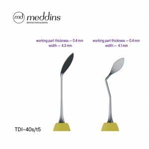 Spatulă pentru modelarea estetică a compozitului – Tip 5 cu mâner silicon - Img 2