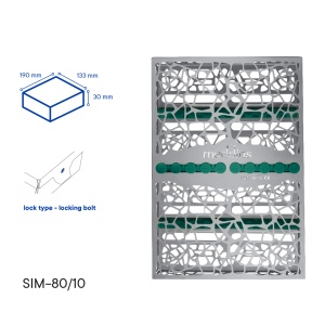 Tavă Sterilizare Instrumente Meddins SIM-80/10 – TYPE 4 (10 instrumente) - Img 4