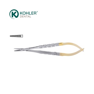 7662 – Micro port-ac CASTROVIEJO, 17,5 cm, drept, cu inserții din carbură de tungsten – KOHLER Dental - Img 2