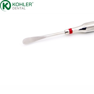 7697 - Decolator periostal (raspator) cu mâner tubular și finisaj aurit KOHLER Dental, 17,5 cm / 6,4 mm - Img 2