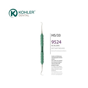 9524 – Instrument pentru îndepărtarea plăcii dentare H5/33, mâner TRINOVO Peek – KOHLER Dental - Img 2