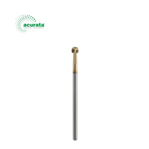 Freză chirurgicala, forma globulara, acoperită cu zirconiu, diametru 3.5 mm - ACURATA - Img 1