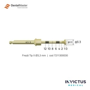 Freză Sinus Lift Tip II Ø3,3 mm pentru abordare crestală (Crestal Approach Drill II) - Dental Master