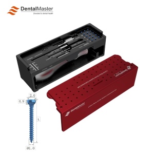 Kit Șuruburi Osoase Ø1,0 mm - Instrumentar pentru Fixare Osoasă GBR (1.0 mm Bone Screw System) - Dental Master - Img 2