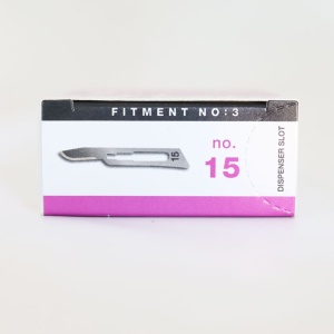 Lame Bisturiu KIATO Plus Model 15 (Nr. 15) – Oțel Carbon, Sterile – Precizie pentru Chirurgie Orală și Parodontologie - Img 3