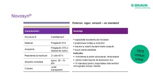NOVOSYN VIOLET 6/0 (0.7), LUNGIME FIR 70 CM, HR13, AC DE 1/2 - BRAUN - Img 4