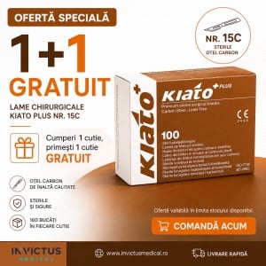 OFERTA - Lame Chirurgicale Kiato Plus Nr. 15C 1+1 GRATUIT