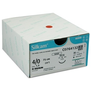 SILKAM BLACK 3/0 LUNGIME FIR 75 CM, DS16, AC DE 3/8 - Img 4