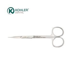 4017 – Foarfece angulată pentru țesut și mucoasă GOLDMAN-FOX, 12,5 cm – Kohler Dental