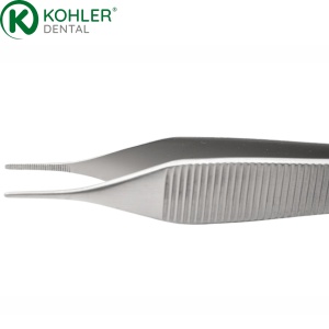 5381 - Pensă chirurgicală Micro-Adson cu dinți KOHLER Dental, 12 cm - Img 2