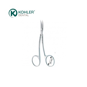 6947 - Foarfece dublu angulată pentru țesut și mucoasă LA-GRANGE - 11,5 cm - KOHLER Dental - Img 4