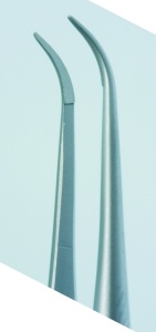 7680 – Micro-pensă anatomică curbată, 0,5 mm, lungime 15 cm – KOHLER Dental - Img 2