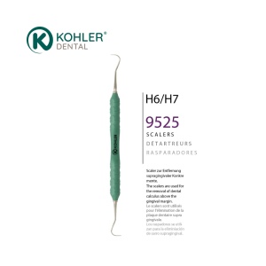 9525 – Scaler (seceră) H6/H7, mâner TRINOVO Peek – KOHLER Dental - Img 2