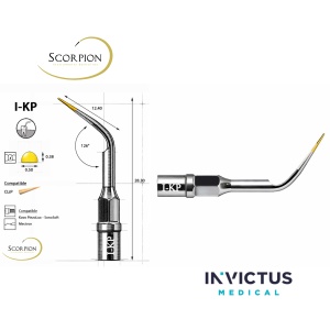 Anse detartraj i-KP pentru PIEZOlux-SONOsoft - Mectron, compatibile PEEK CLiP - Scorpion