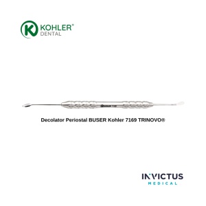 Decolator Periostal BUSER Kohler 7169 TRINOVO® – Instrument Chirurgie Orală și Implantologie din Oțel German
