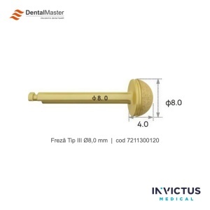 Freză Sinus Lift Tip III Ø6,0 / Ø8,0 mm pentru fereastra laterală (Lateral Approach Drill III) - Dental Master - Img 2