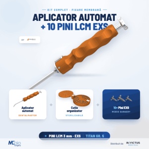 Kit aplicator automat Ø2.5 mm + 10 pini MC Bio Surgery EXS 3 mm