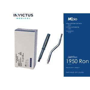 MCbio Surgery – Kit 20 Pini LCM 3mm cu Offset Controlled Tip și Scraper M