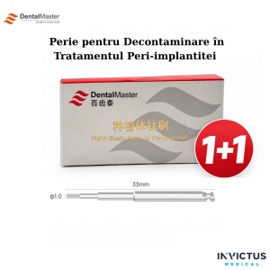 OFERTA Set 2 Titanium Brush pentru Implanturi Dentare – Perie pentru Decontaminare în Tratamentul Peri-implantitei - Pachet Dublu Practic
