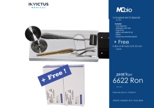 Pachet Special MCbio – Surgical Set G-Special + 40 Pini Tack LCM 3.0 mm GRATUIT