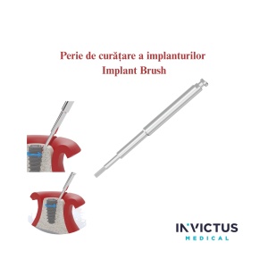 Titanium Brush pentru Implanturi Dentare – Perie pentru Decontaminare în Tratamentul Peri-implantitei - Img 2