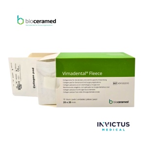 Vimadental® Fleece 20x20 mm – Burete Hemostatic din Colagen Porcin Resorbabil, 10 bucăți/cutie - Img 3