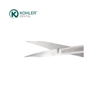 4017 – Foarfece angulată pentru țesut și mucoasă GOLDMAN-FOX, 12,5 cm – Kohler Dental - Img 2