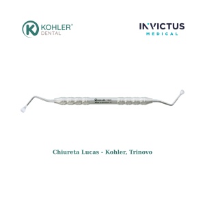 Chiuretă de Os Alveolară LUCAS – KOHLER Dental TRINOVO – Chiuretaj Osos Precisârf tip lingură (spoon), destinate debridării și chiuretajului controlat al țesutului osos în chirurgia orală, implantologie și parodontologie. Seria Lucas standard (fără zimți)