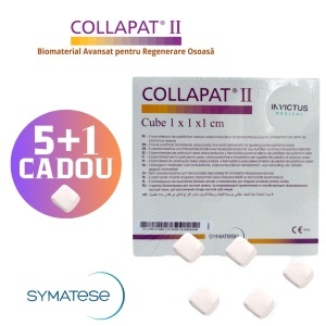 Collapat II, burete colagen + hidroxiapatită - 5 + 1 cadou