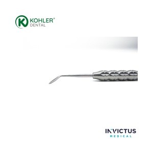 Decolator de Papilă Dublu Angulat 2,4 / 3 mm Kohler 7198 TRINOVO® – Instrument Microchirurgie Estetică și Parodontală din Oțel German - Img 4